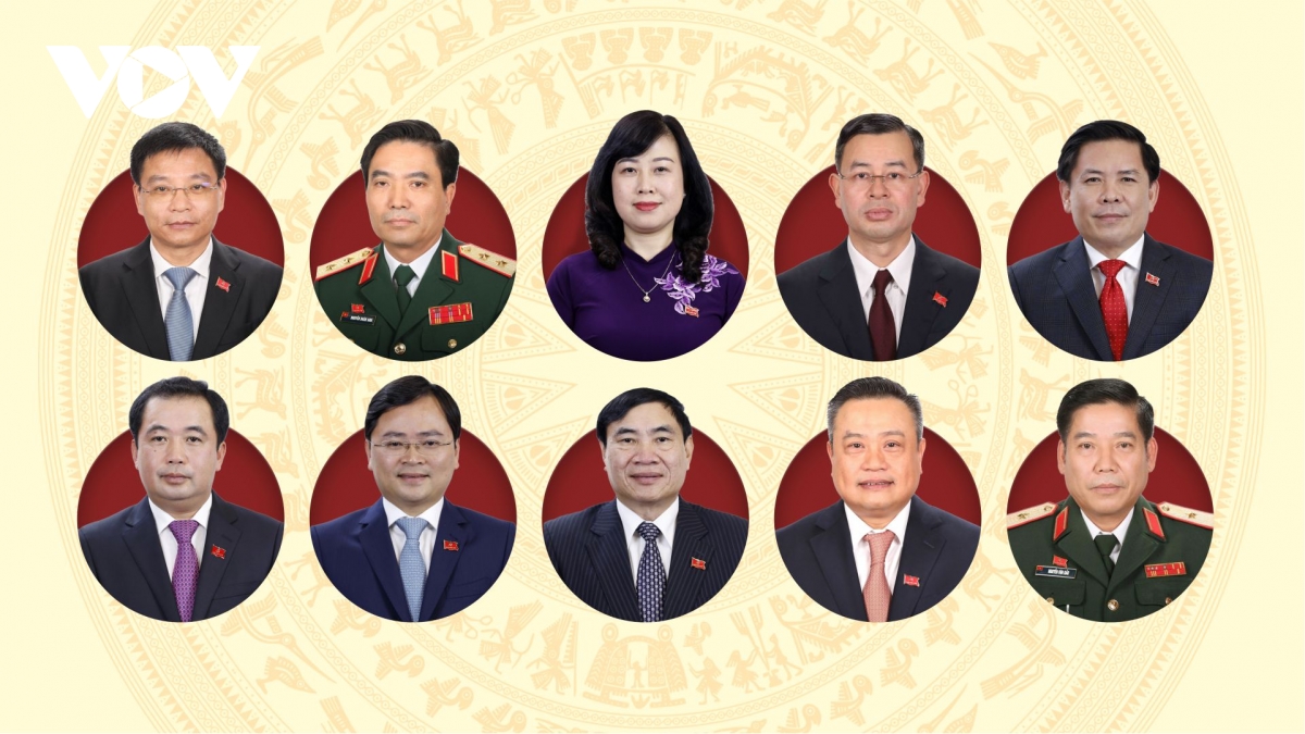 10 ủy viên Trung ương Đảng khóa XIII giữ chức vụ mới trong năm 2022